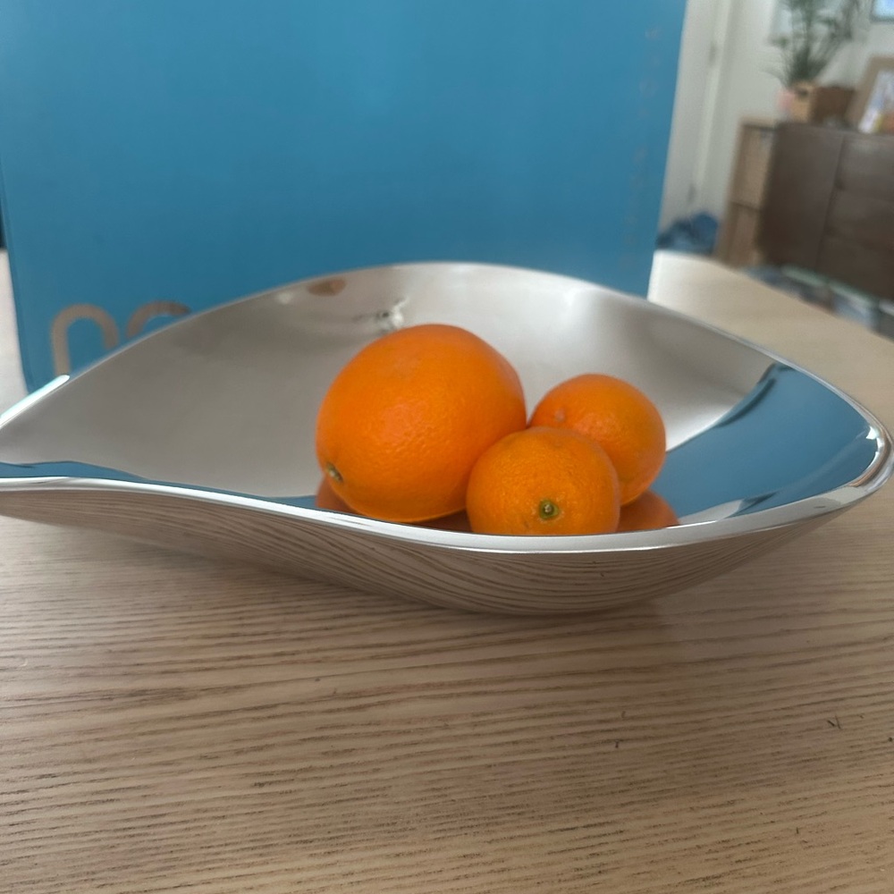 nambe Teardrop Bowl | 13-inch Serving Bowl